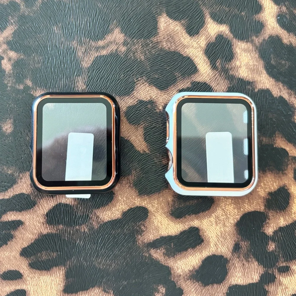 Black and White Smartwatch Cases- Set of 2 / 38MM